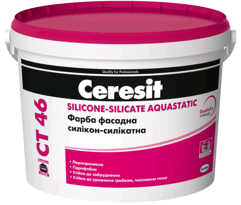 CERESIT СТ 46/10л База В Фарба силікон-силікат